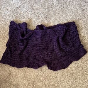 Cotton On Purple Knit Scarf